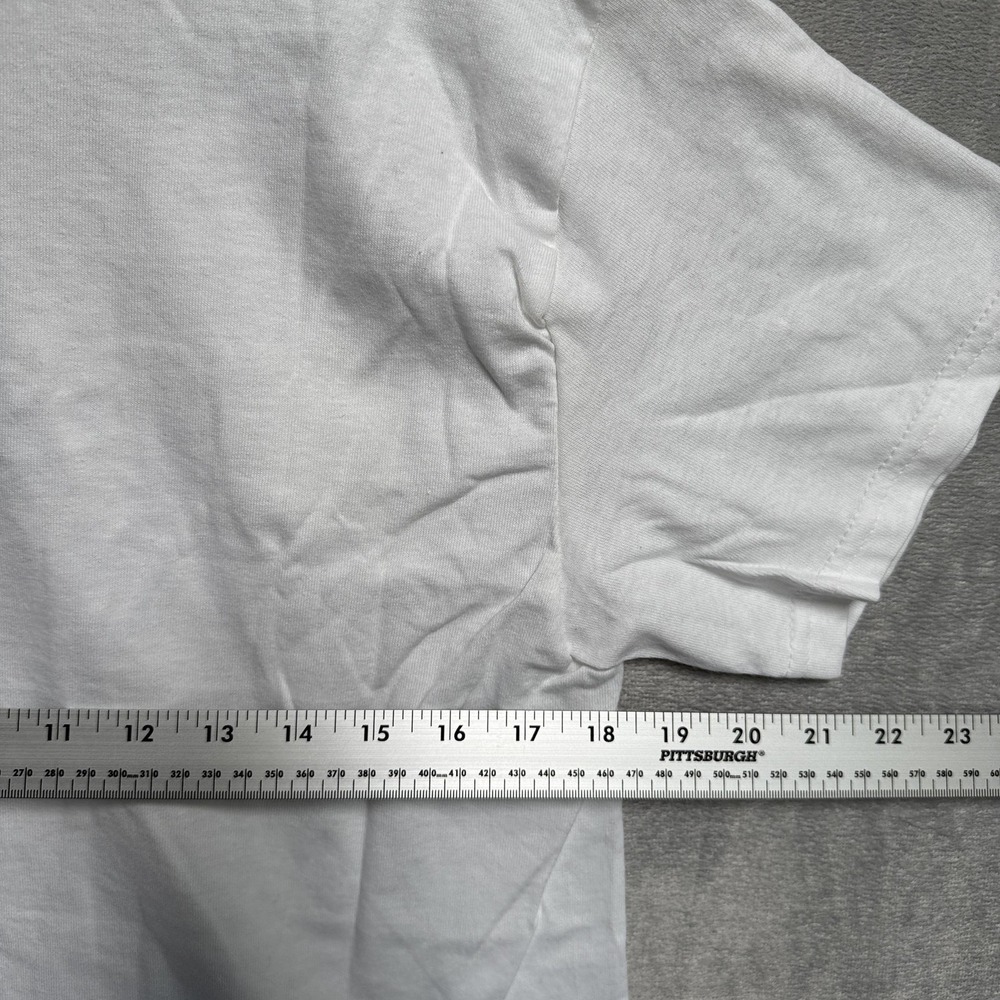 Gildan Yalies Stand With Israel Shirt Mens Medium White Yale Bulldog Graphic Tee - Picture 7 of 7